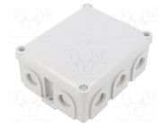 Enclosure: junction box; X: 111mm; Y: 136mm; Z: 57mm; duroplast; IP54 OBO BETTERMANN