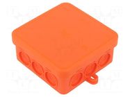 Enclosure: junction box; X: 85mm; Y: 85mm; Z: 40mm; polyetylene; IP55 OBO BETTERMANN