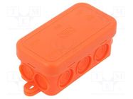 Enclosure: junction box; X: 43mm; Y: 80mm; Z: 36mm; polyetylene; IP55 OBO BETTERMANN