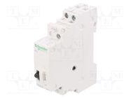 Relay: installation; bistable,impulse; NC + NO; 16A; -20÷50°C SCHNEIDER ELECTRIC