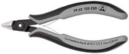 KNIPEX 79 62 125 ESD Precision Electronics Side Cutter ESD with multi-component grips burnished 125 mm