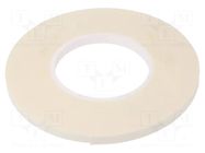 Tape: fixing; W: 9mm; L: 11m; Thk: 1mm; two-sided adhesive; white IPT