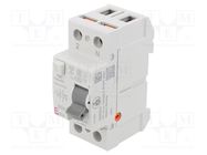 RCD breaker; Inom: 40A; Ires: 30mA; Poles: 2; 230V,400V; IP20; EFI ETI POLAM