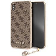 Guess GUHCI65GF4GBR iPhone Xs Max brown/brązowy hard case 4G Charms Collection, Guess