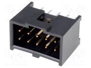 Connector: rectangular; socket; male; C-Grid III; 2.54mm; PIN: 10 