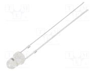 LED; UV; 30°; 20mA; 400÷410nm; 3÷5VDC; THT; blinking; 1.8Hz OPTOSUPPLY