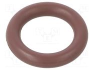 O-ring gasket; FPM; Thk: 2.5mm; Øint: 9mm; brown; -20÷200°C 