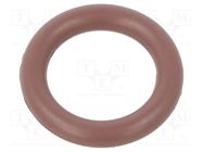 O-ring gasket; FPM; Thk: 2.5mm; Øint: 10mm; brown; -20÷200°C 