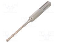 Drill bit; for concrete; Ø: 4mm; L: 110mm; SDS-Plus®; PRO 4 METABO