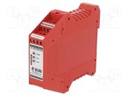 Module: safety relay; 24VAC; 24VDC; for DIN rail mounting; CS 