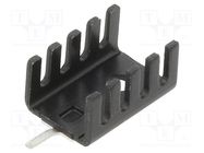 Heatsink: extruded; U; TO220; black; L: 19.1mm; W: 13.2mm; H: 9.5mm Advanced Thermal Solutions