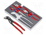 Kit: pliers; in a foam tray KNIPEX