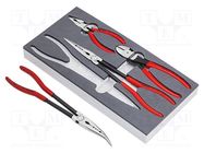 Kit: pliers; in a foam tray KNIPEX