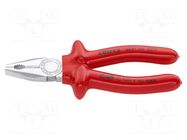 Pliers; insulated,universal; 180mm KNIPEX