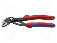 Pliers; self-adjusting for pipes; for working at height; 180mm KNIPEX