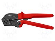 Tool: for crimping; insulated connectors KNIPEX