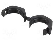 Nut; Thread: metric; polyamide 6; BLN; black; UL94HB; Pitch: 1.5 PMA