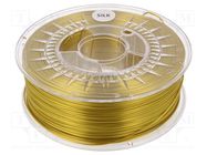 Filament: SILK; Ø: 1.75mm; golden; 225÷245°C; 1kg DEVIL DESIGN