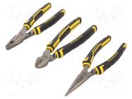 Kit: pliers; side,cutting,universal,elongated; FATMAX®; 3pcs. STANLEY