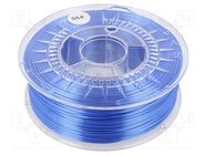 Filament: SILK; Ø: 1.75mm; blue; 225÷245°C; 1kg; Table temp: 50÷60°C DEVIL DESIGN