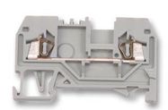 TERMINAL BLOCK, DIN RAIL, 2 POSITION, 24-6AWG