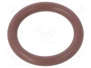 O-ring gasket; FPM; Thk: 2.5mm; Øint: 14mm; brown; -20÷200°C 