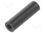 Spacer sleeve; cylindrical; polyamide; M2,5; L: 16mm; Øout: 5mm 