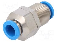 Push-in fitting; threaded,straight; -0.95÷6bar; Thread: M16 