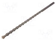 Drill bit; for concrete; Ø: 20mm; L: 520mm; SDS-MAX; PRO 4 METABO