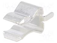 Fuse clips; THT; 6.3x32mm; 10A; Pitch: 7.6mm; silver; 500VAC; 102071 LITTELFUSE
