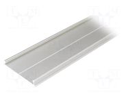 Cover; natural; 2m; aluminium; Kind of shutter: C10; for profiles TOPMET