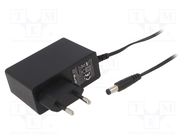 Power supply: switching; mains,plug; 12VDC; 2A; 24W; Plug: EU; 87% ESPE