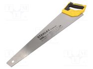 Hacksaw; manual; wood; 11teeth/inch; TRADECUT™; 500mm STANLEY