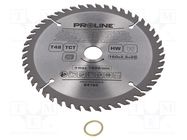 Circular saw; Ø: 160mm; Øhole: 20mm; Teeth: 48; cemented carbide PROLINE