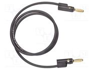 Test lead; 60VDC; 30VAC; 15A; Len: 0.61m; black; 2948 