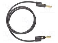 Test lead; 60VDC; 30VAC; 15A; Len: 1.219m; black; 2948 POMONA