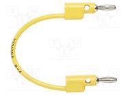 Test lead; 60VDC; 30VAC; 15A; Len: 0.102m; yellow; B 