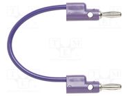 Test lead; 60VDC; 30VAC; 15A; Len: 0.102m; violet; B 