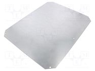 Mounting plate; steel 