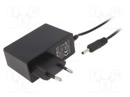 Power supply: switching; mains,plug; 12VDC; 2A; 24W; Plug: EU; 87% ESPE