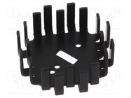 Heatsink: extruded; U; TO3; black; L: 64mm; W: 64mm; H: 23.3mm; 2.6°C/W Advanced Thermal Solutions