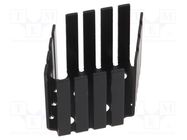 Heatsink: extruded; U; TO3; black; L: 63.7mm; W: 47.4mm; H: 42.3mm Advanced Thermal Solutions