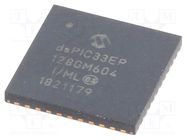 IC: dsPIC microcontroller; 128kB; 16kBSRAM; QFN44; DSPIC; 0.65mm MICROCHIP TECHNOLOGY