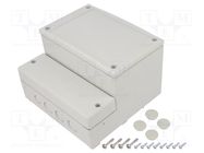 Enclosure: wall mounting; X: 166mm; Y: 160mm; Z: 118mm; CARDMASTER FIBOX