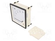 Ammeter; on panel; I DC: 0÷25mA; Class: 1.5; Length: 160mm; 600V LUMEL