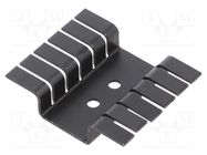 Heatsink: extruded; U; TO220; black; L: 36.8mm; W: 44.5mm; H: 9.5mm Advanced Thermal Solutions