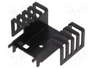 Heatsink: extruded; U; TO220; black; L: 41.2mm; W: 51mm; H: 19mm Advanced Thermal Solutions