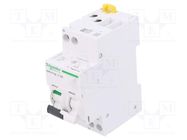 RCBO breaker; Inom: 16A; Ires: 30mA; Max surge current: 250A; IP20 SCHNEIDER ELECTRIC