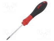 Screwdriver; Phillips; PH0; SoftFinish®; 60mm WIHA