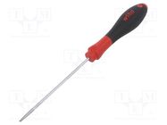 Screwdriver; slot; SL 3; SoftFinish®; 80mm WIHA